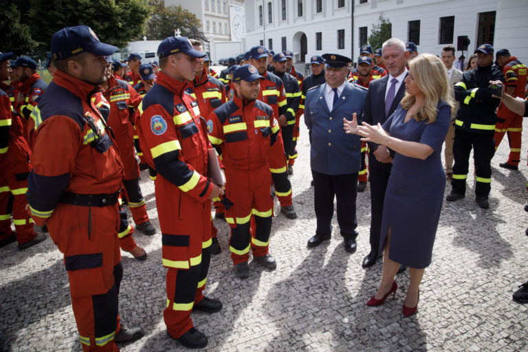 Hasiči, Zuzana Čaputová