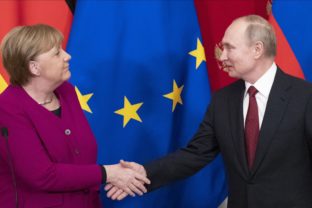 Merkelová, Putin