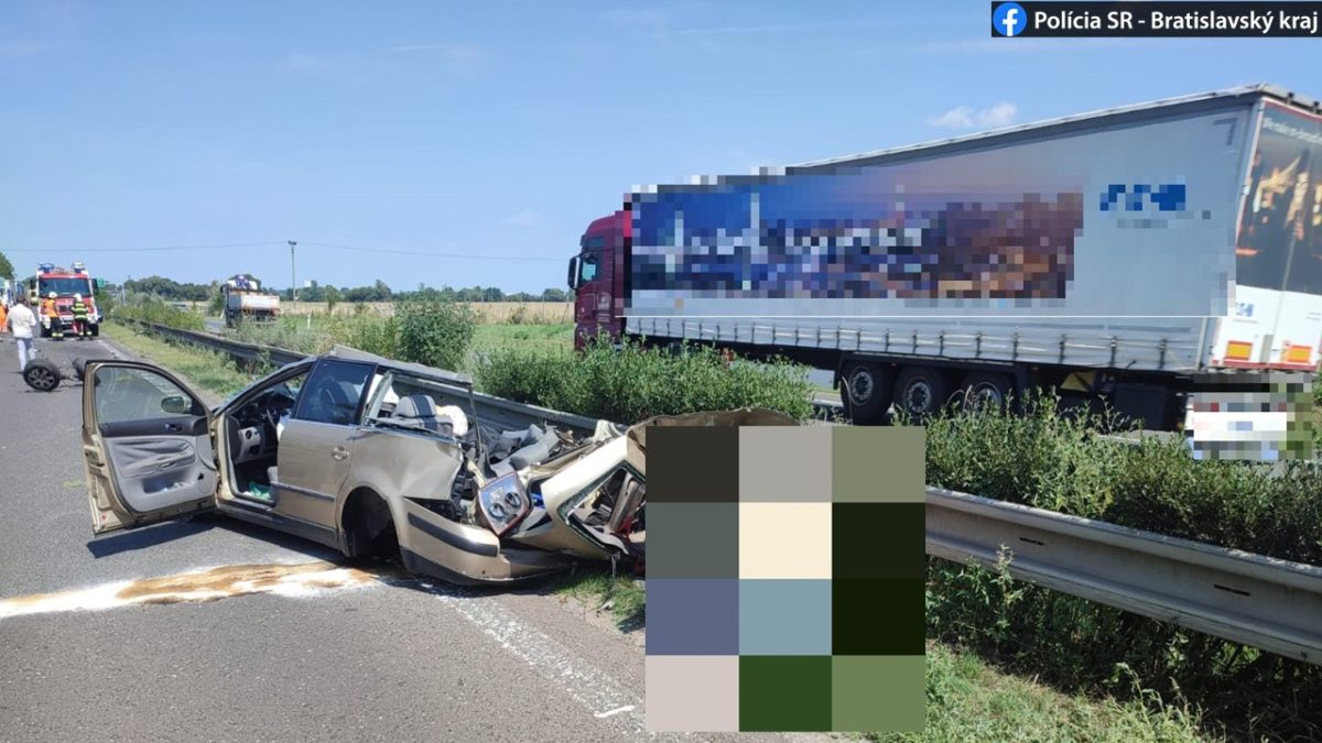 Nehoda na diaľnici D2