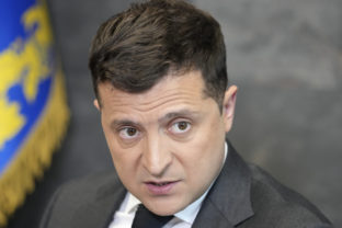 FILE - In this June 14, 2021, file photo Ukrainian President Volodymyr Zelenskyy gestures while speaking to the media during a news conference in Kyiv, Ukraine. The United States is promising up to $60 million in military aid to Ukraine in advance of White House meeting on Wednesday, Sept. 1, between President Joe Biden and his counterpart in Kyiv, Volodymyr Zelenskyy