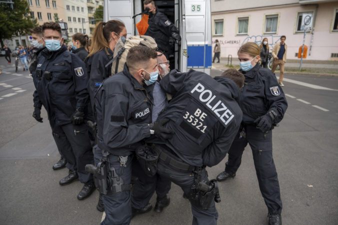 Protest, Nemecko, koronavírus