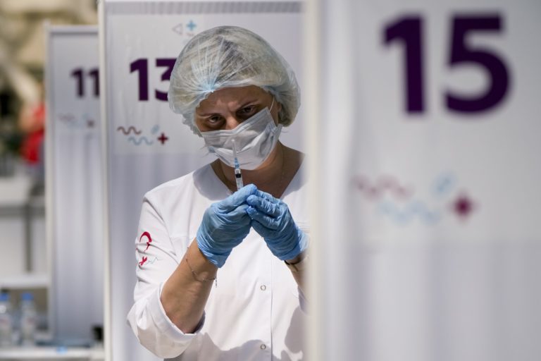 Virus Outbreak Russia Vaccination