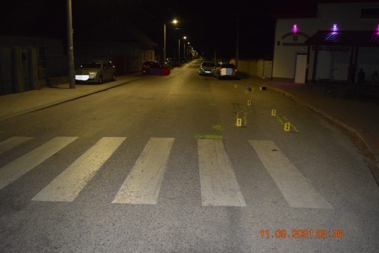 Nehoda, zrážka chodca