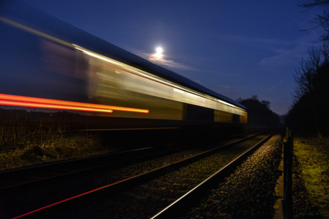 Moonlight train