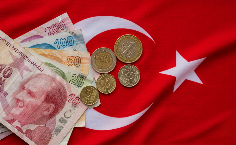 Turecko peniaze lira