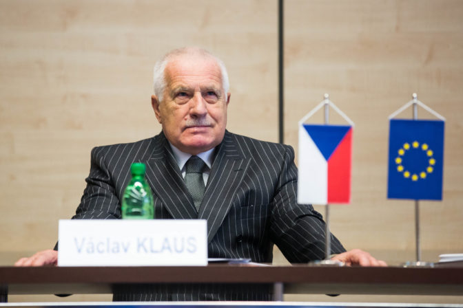 Václav Klaus, bývalý prezident Českej republiky