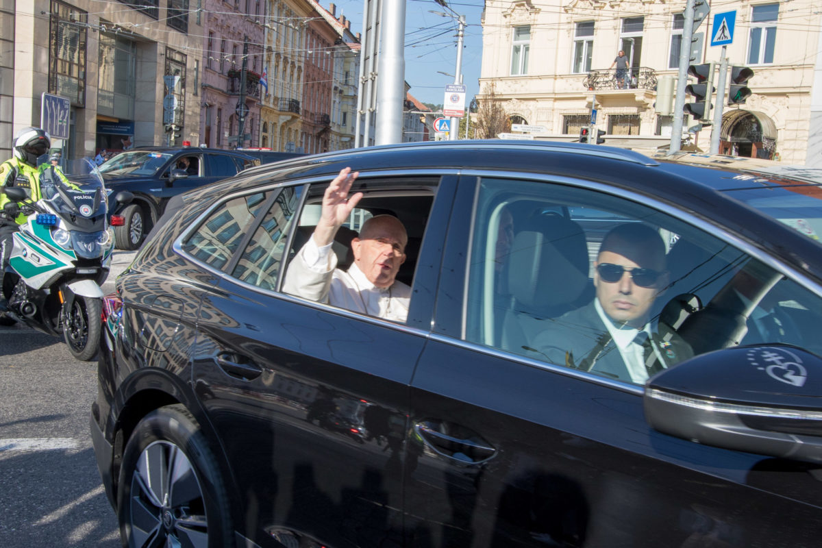 PÁPE: Prijatie v Prezidentskom paláci