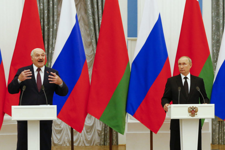Vladimir Putin, Alexander Lukašenko
