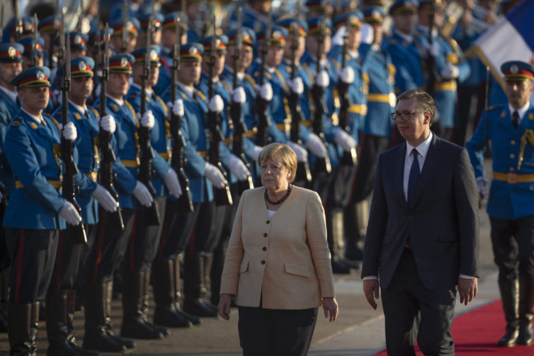 Angela Merkelová, Aleksandar Vučič