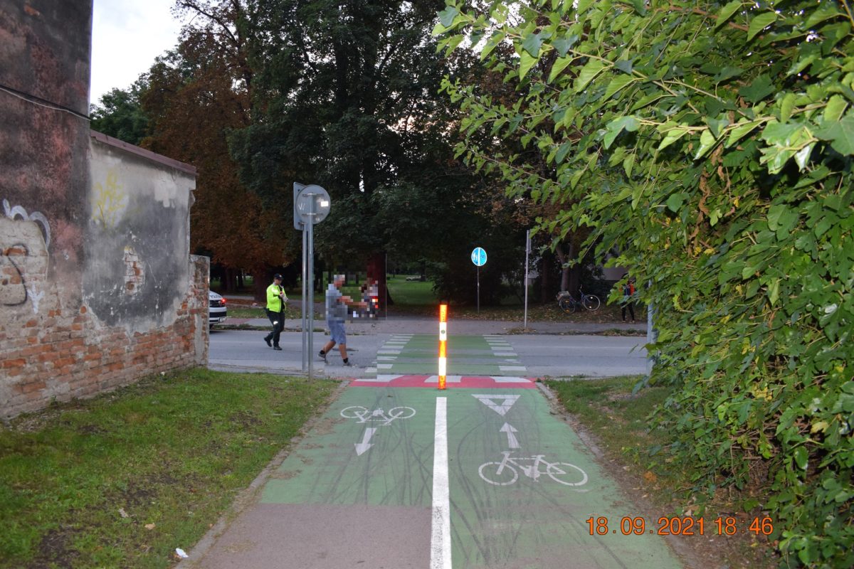 Cyklista, dopravná nehoda