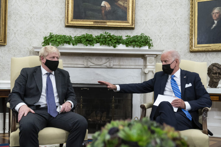 Joe Biden, Boris Johnson