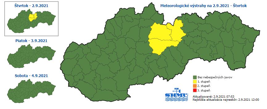 Výstraha pred vetrom
