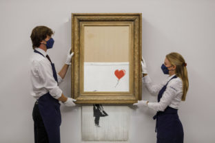 Banksy, Láska je v koši