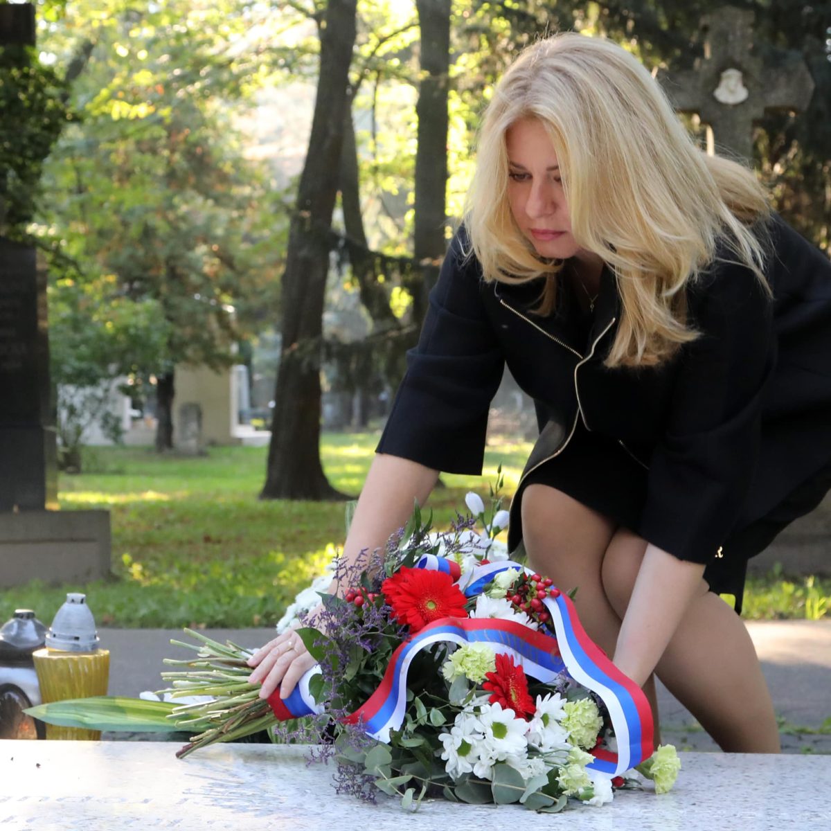 Zuzana Čaputová, hrob Michala Kováča