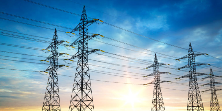 Elektrické vedenie, elektrika, stožiar
