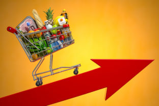 Inflácia, zdražovanie, rast cien, nákup, potraviny