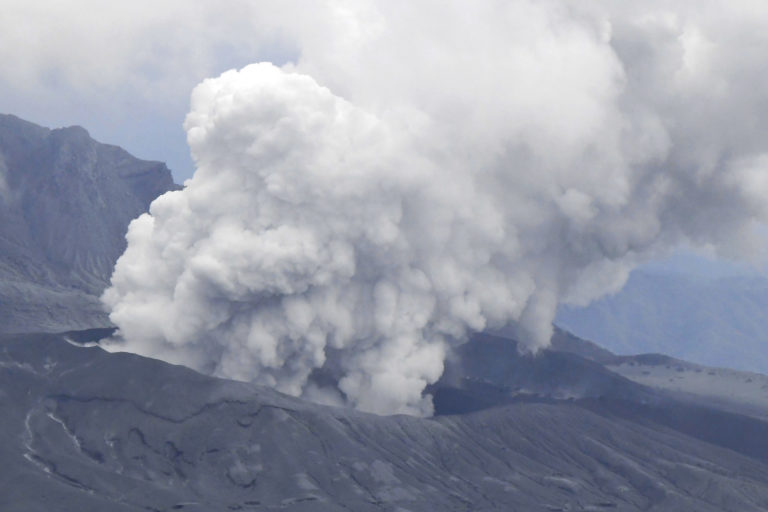 Sopka Aso, sopka