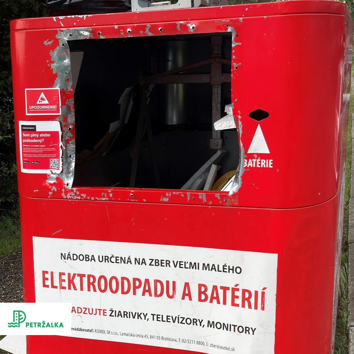 Kontajner elektroodpad
