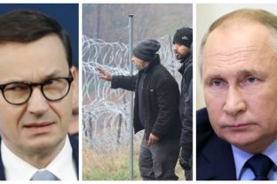 Putin, Morawiecki, migranti