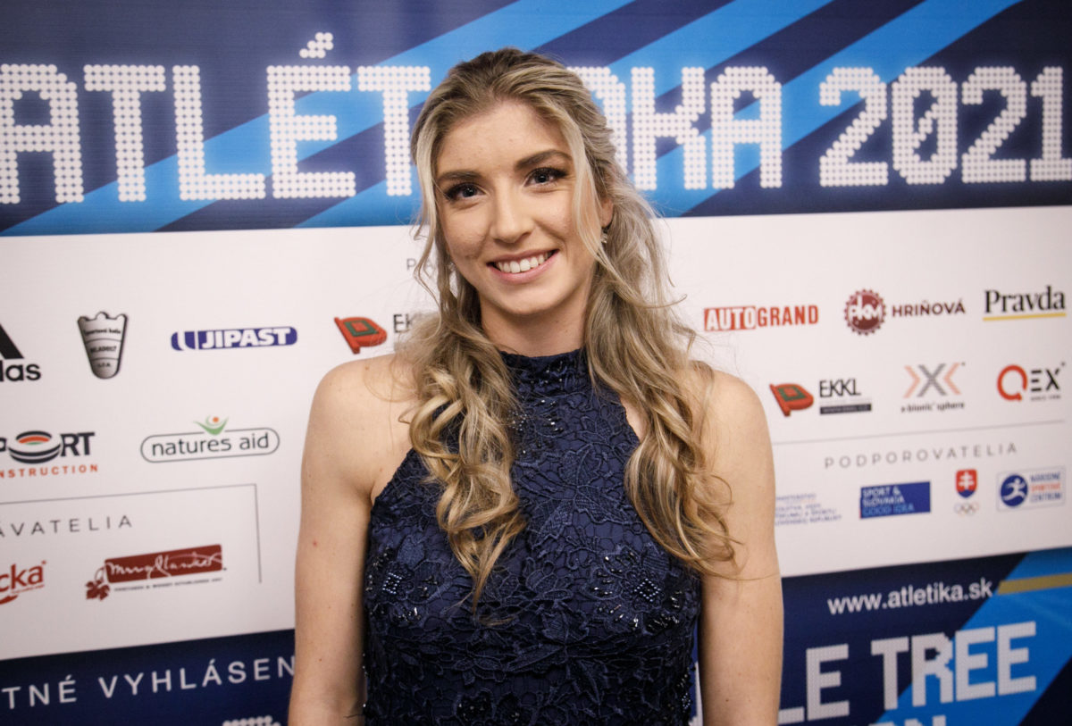 ANKETA: Atlét roka 2021  počas tlačovej besedy SAZ (Slovenského atletického zväzu) s laureátmi ankety Atlét roka 2021. Bratislava, 4. november 2021.