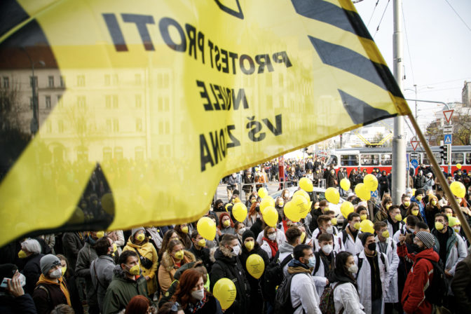 Protest proti reforme vysokých škôl
