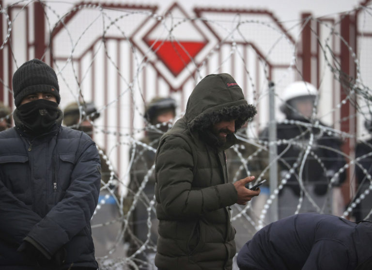 Polsko bielorusko migranti