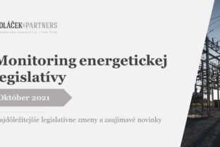 Monitoring energetickej legislatívy, október