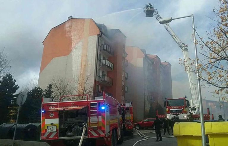 Požiar, sídlisko Hájik