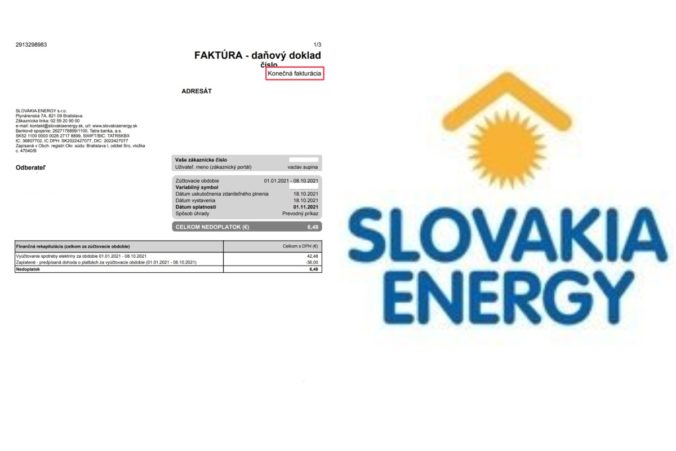 Slovakia Energy, fakturácia