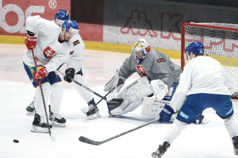 HOKEJ: Tréning slovenskej reprezentácie