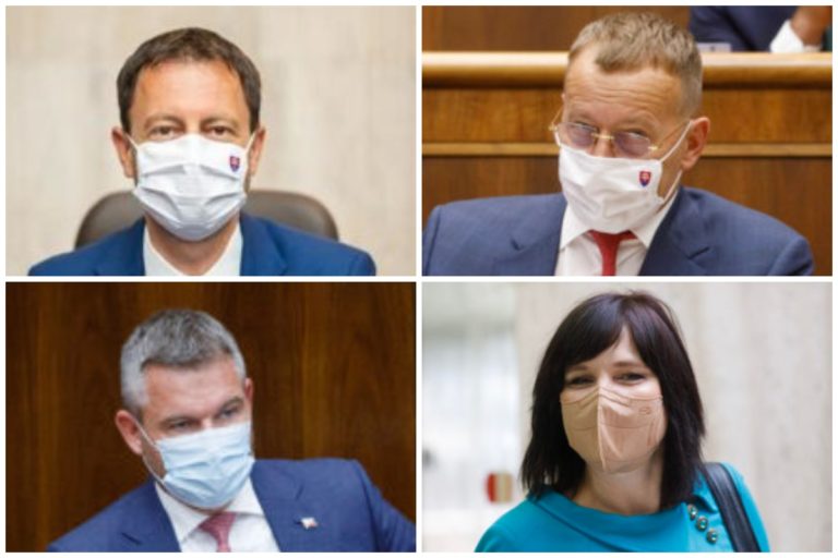 Eduard Heger, Boris Kollár, Peter Pellegrini, Veronika Remišová