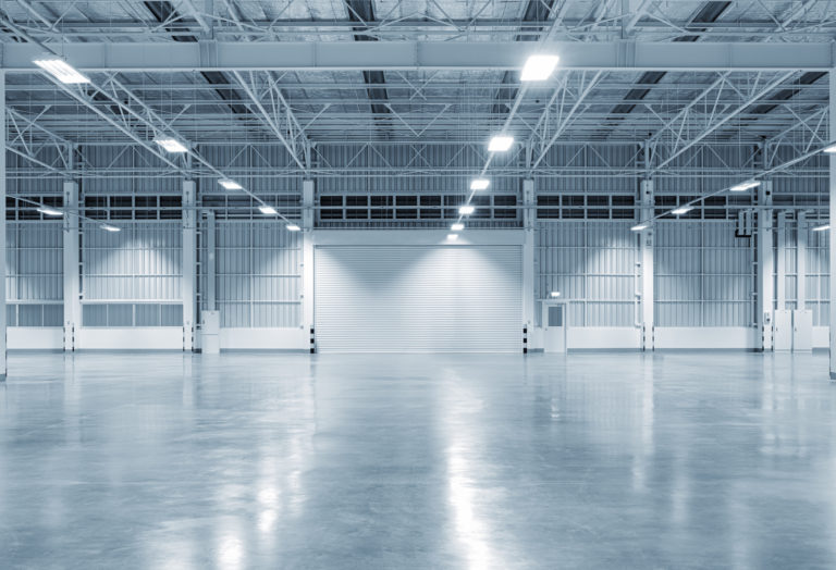 Factory building background