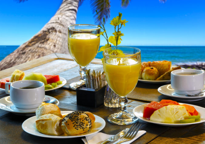 Raňajky na pláži