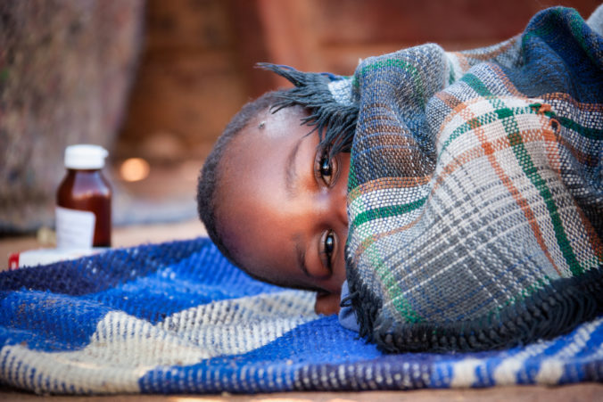 Malária, dieťa, lieky, Afrika