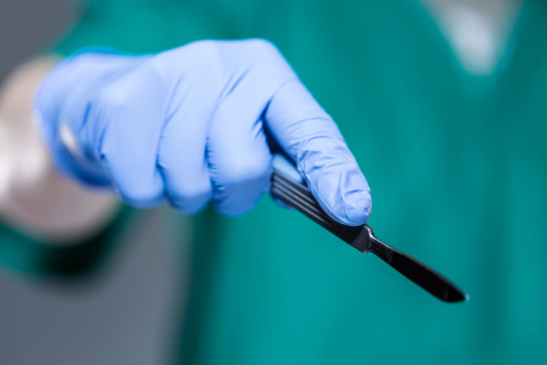 Scalpel, chirurg