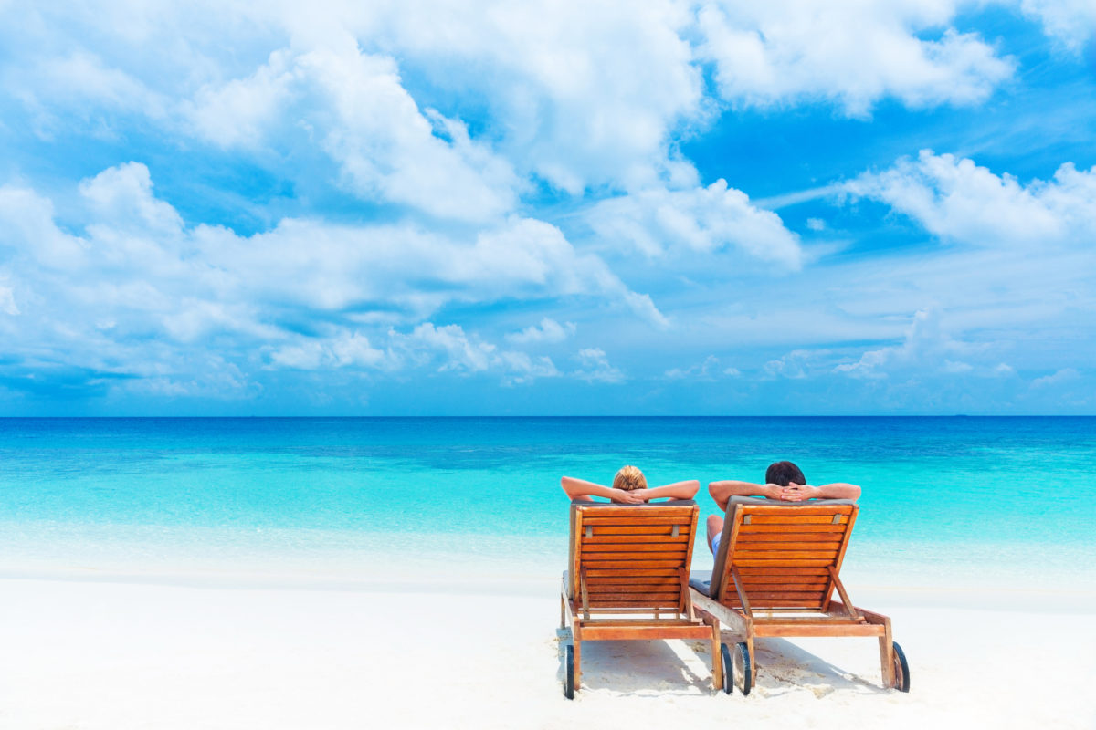 Relaxation on the beach