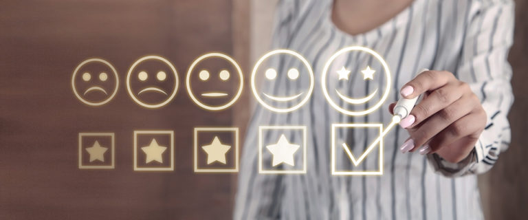 Customer experience. Satisfaction survey and customer service