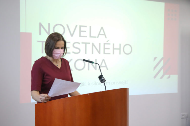 Ministerka spravodlivosti Mária Kolíková (nom. SaS)