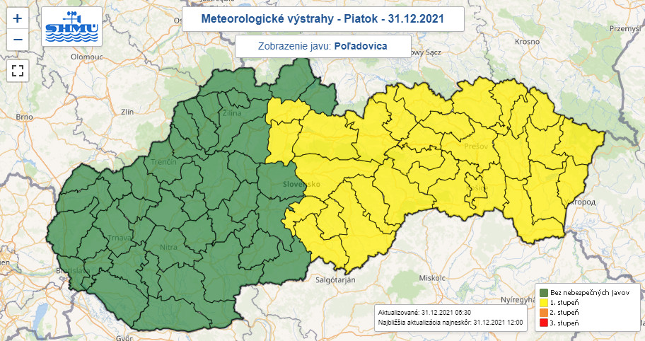 Počasie, poľadovica