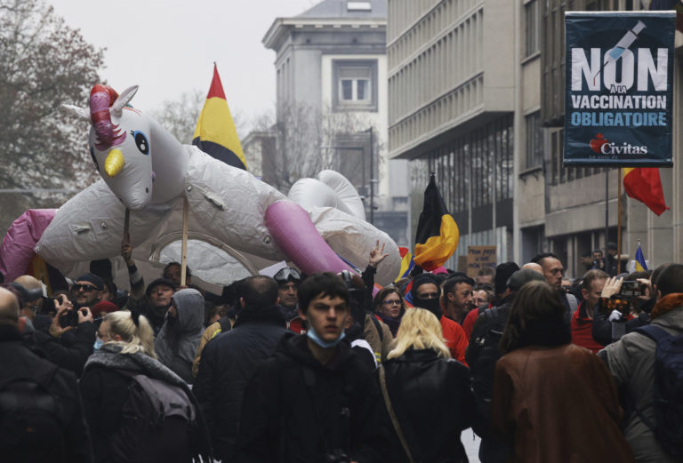 Koronavírus, protest, demonštrácia