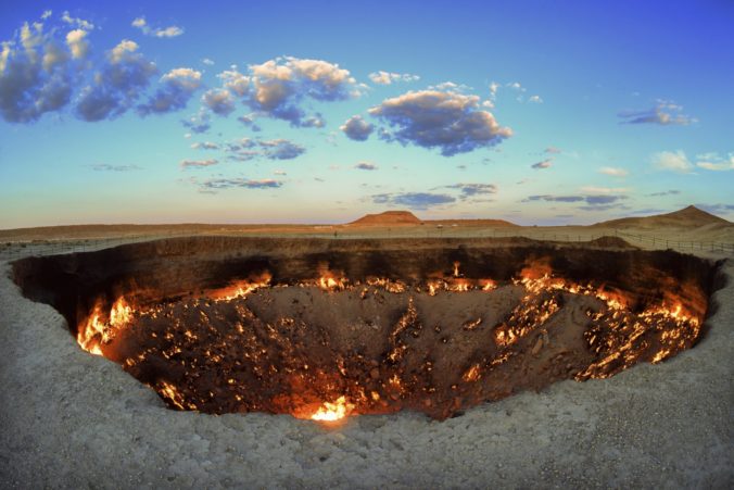 Kráter Brána do pekla