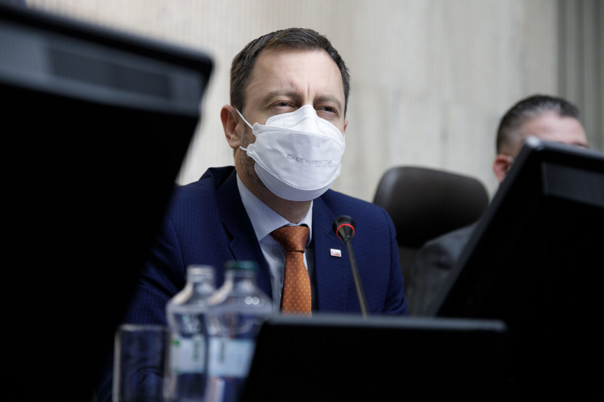 Predseda vlády SR Eduard Heger (OĽaNO).