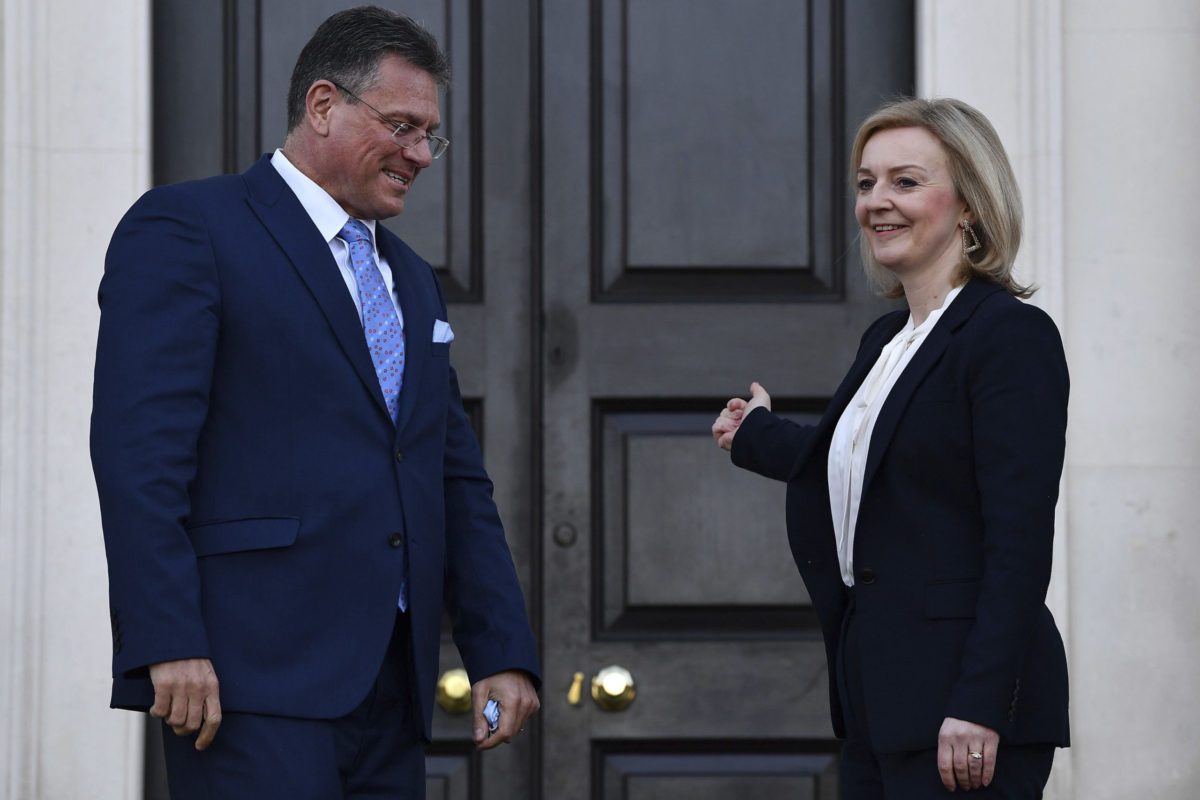 Liz Truss, Maroš Šefčovič