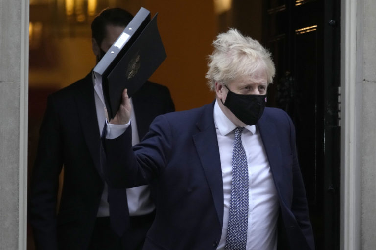 Britský premiér Boris Johnson