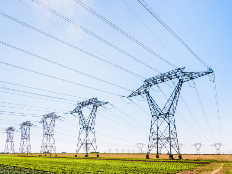 Elektrina, elektrické stĺpy