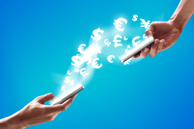 Platba, mobil, okamžitá platba, prevod
