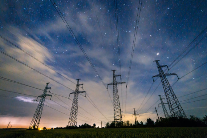 Elektrina, noc