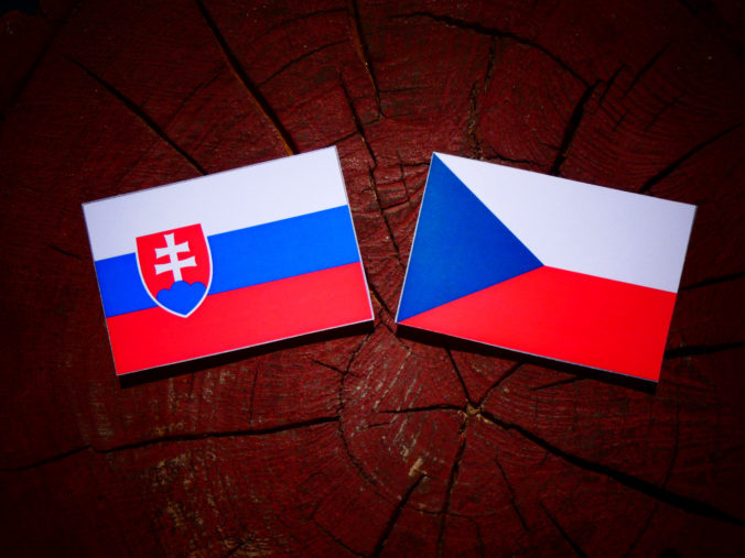 Vlajky, česko, slovensko