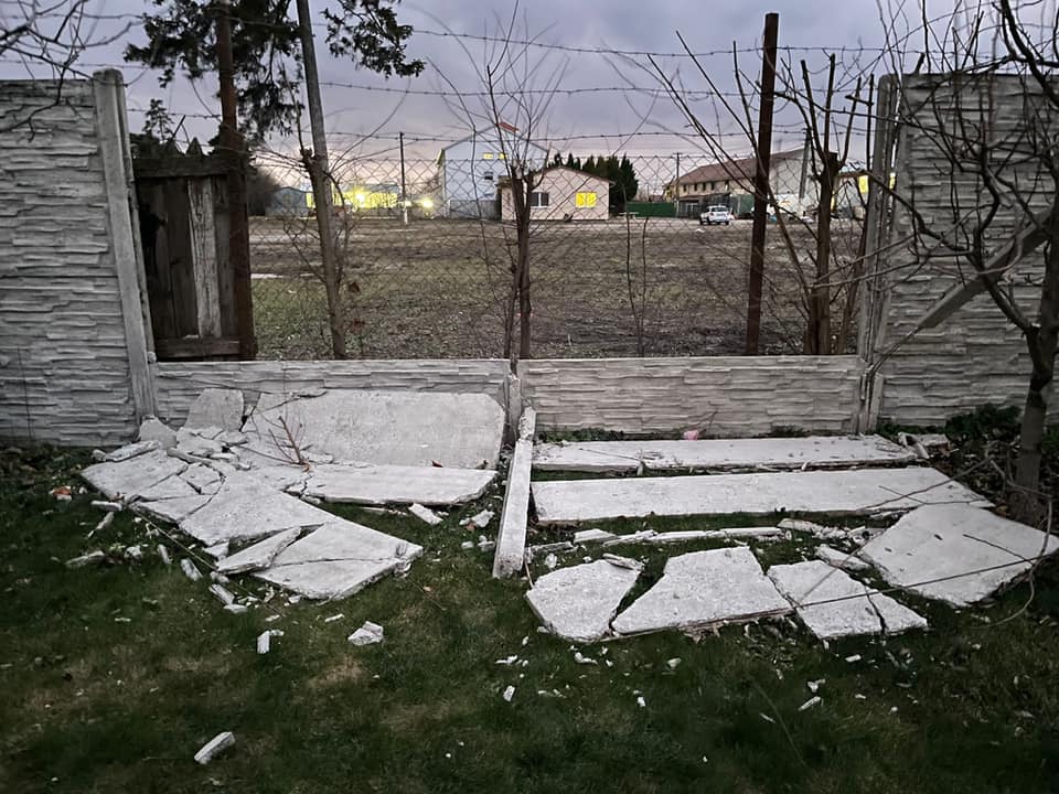 Hasiči, silný vietor