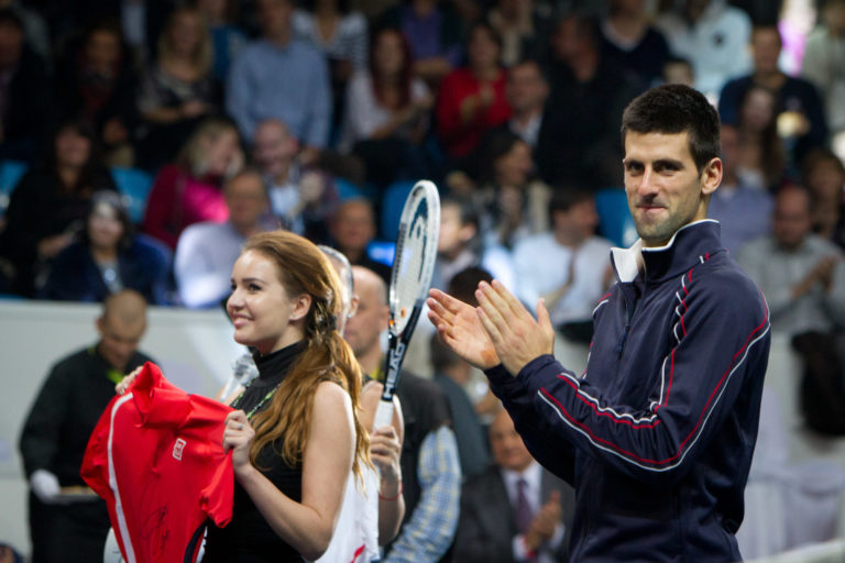 Srbský tenista Novak Djokovič.
